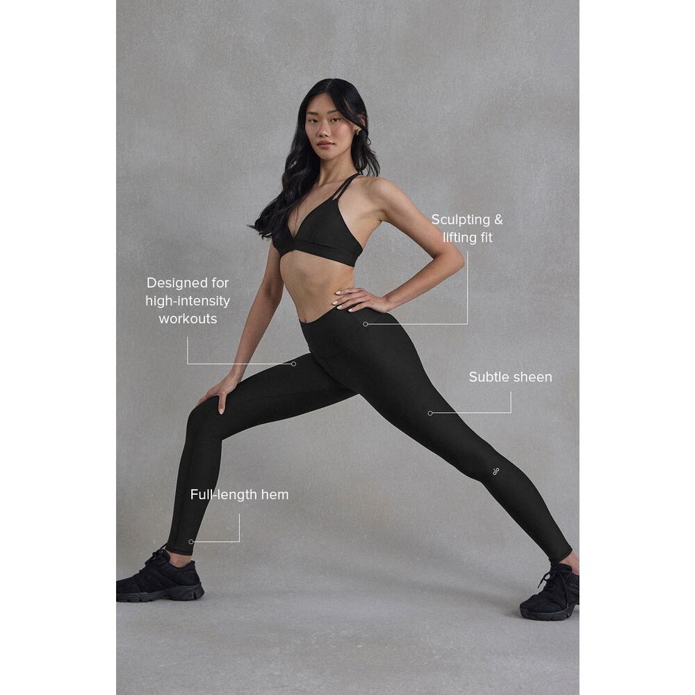 Alo High-Waist Airlift Legging full black size S - Picture 8 of 9